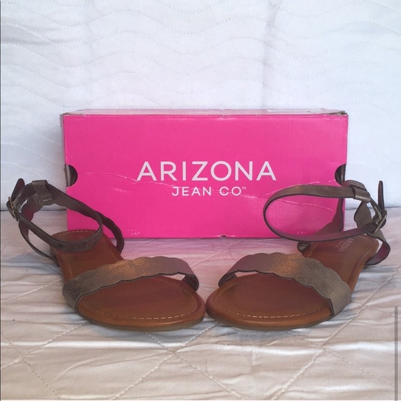 Arizona Adjustable Strap Flat Sandals Size 8.5 M - Picture 7 of 7